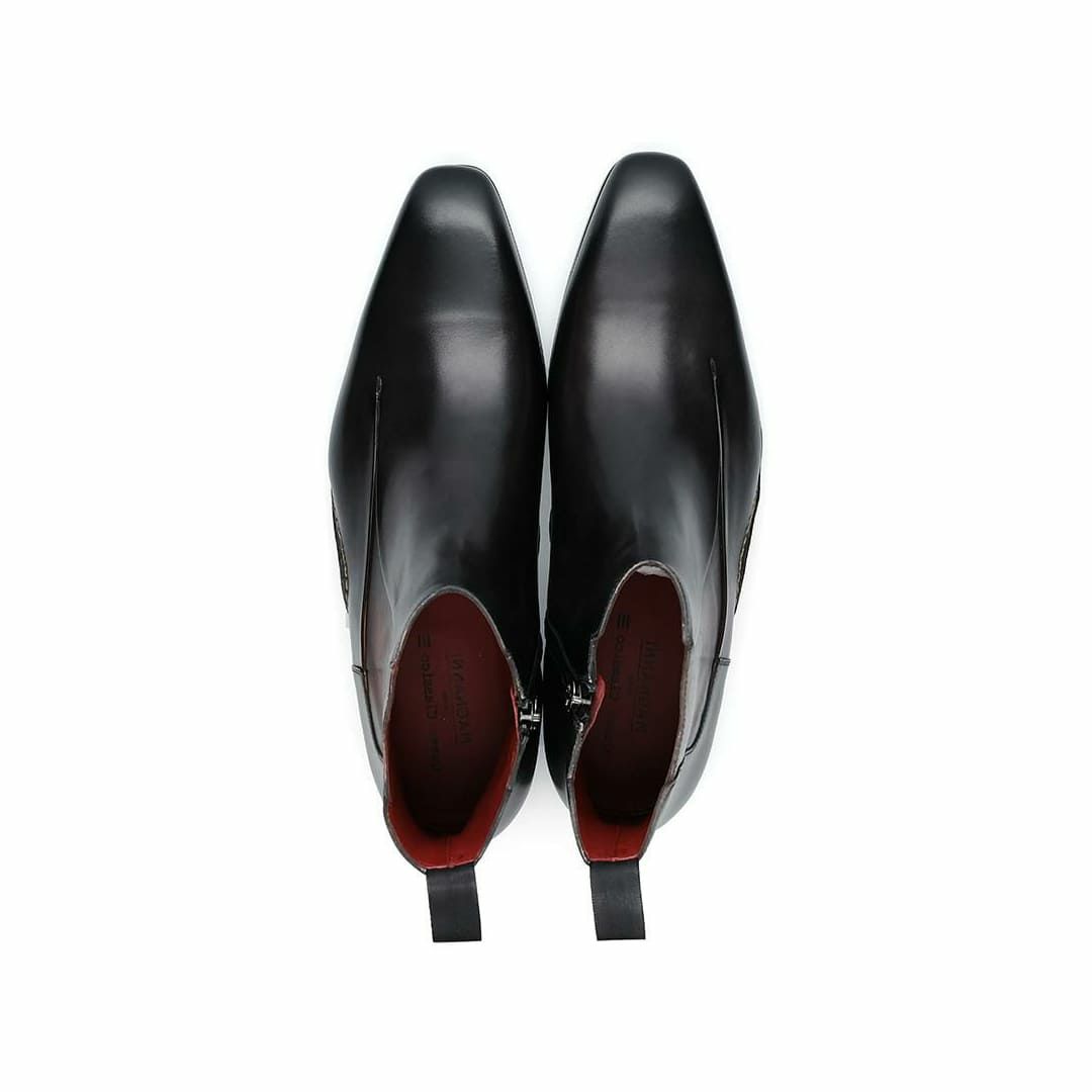 マグナーニ メンズ ドレスシューズ チェルシーブーツ ブラック8