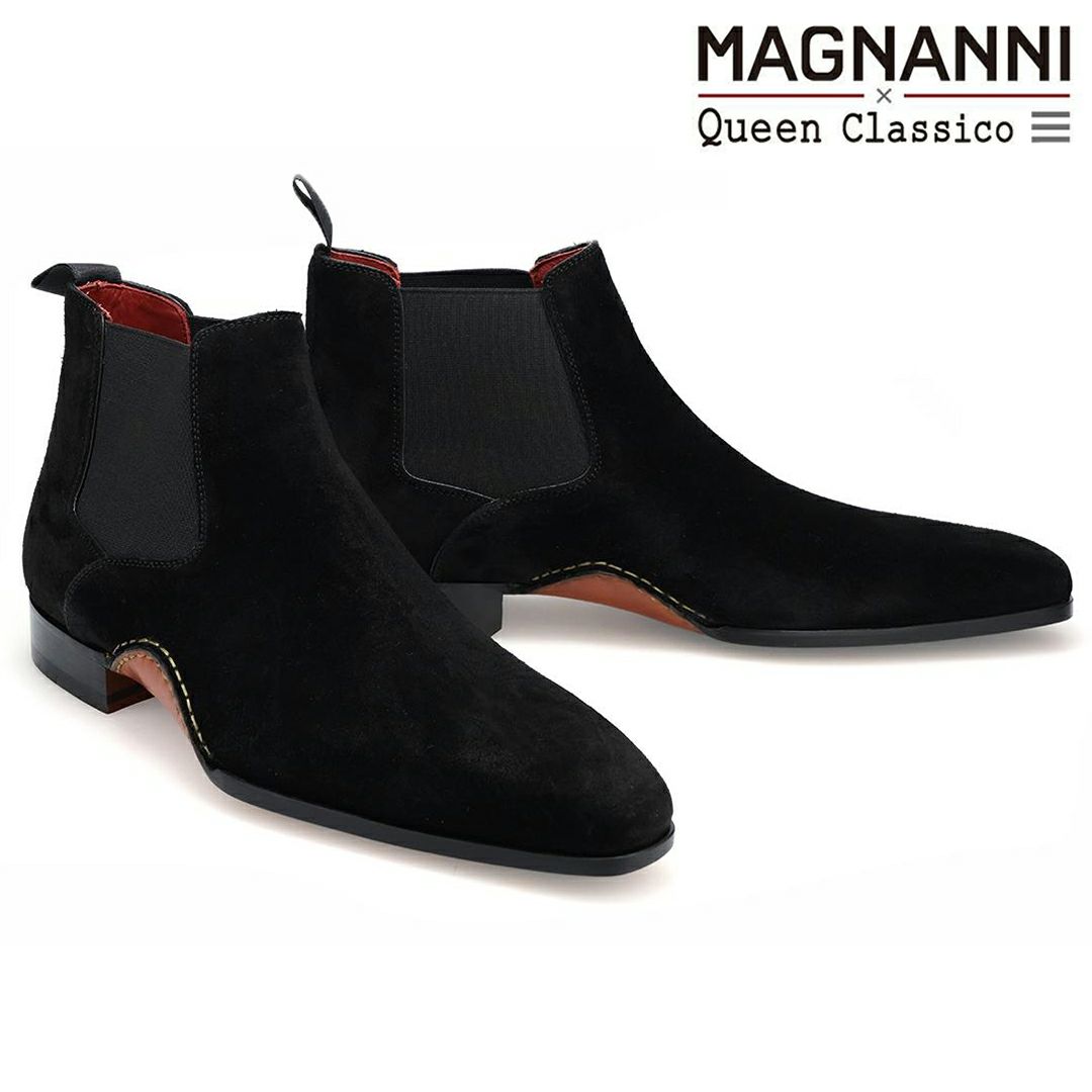 SANTONI 【Goodyear製法】（スエード×カーフ） SIZE 7（クインクラシコ 