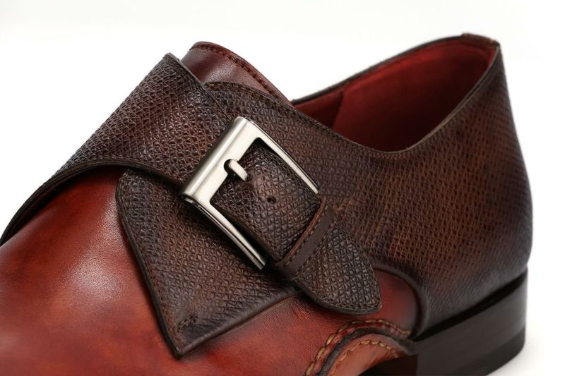 KENTAR 極美品MAGNANNI モンクストラップ　ブラウン　38 23.10.5_okunijapan64302_1200x.