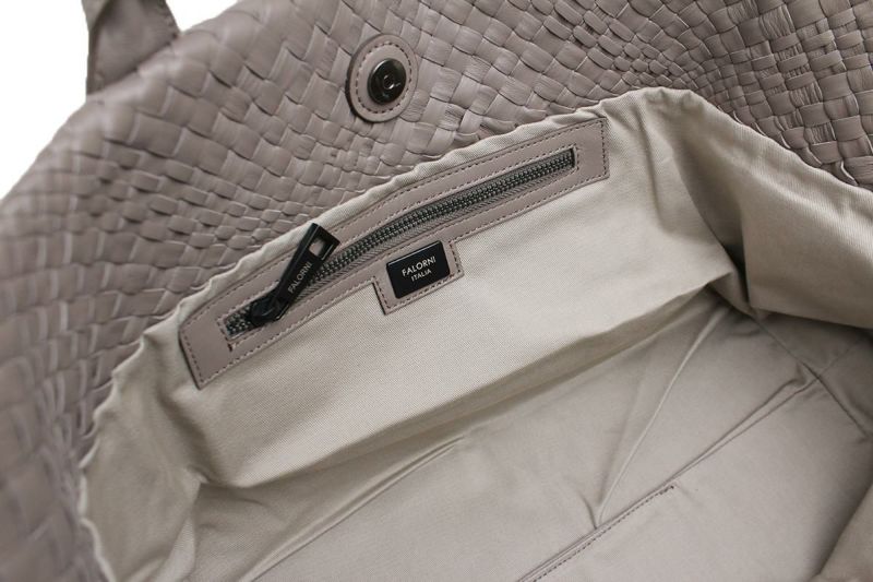 ★専用★【美品】ファロルニFALORNIバッグ ファロルニ バッグ トートバッグ グレージュ イタリア製 FALORNI f14