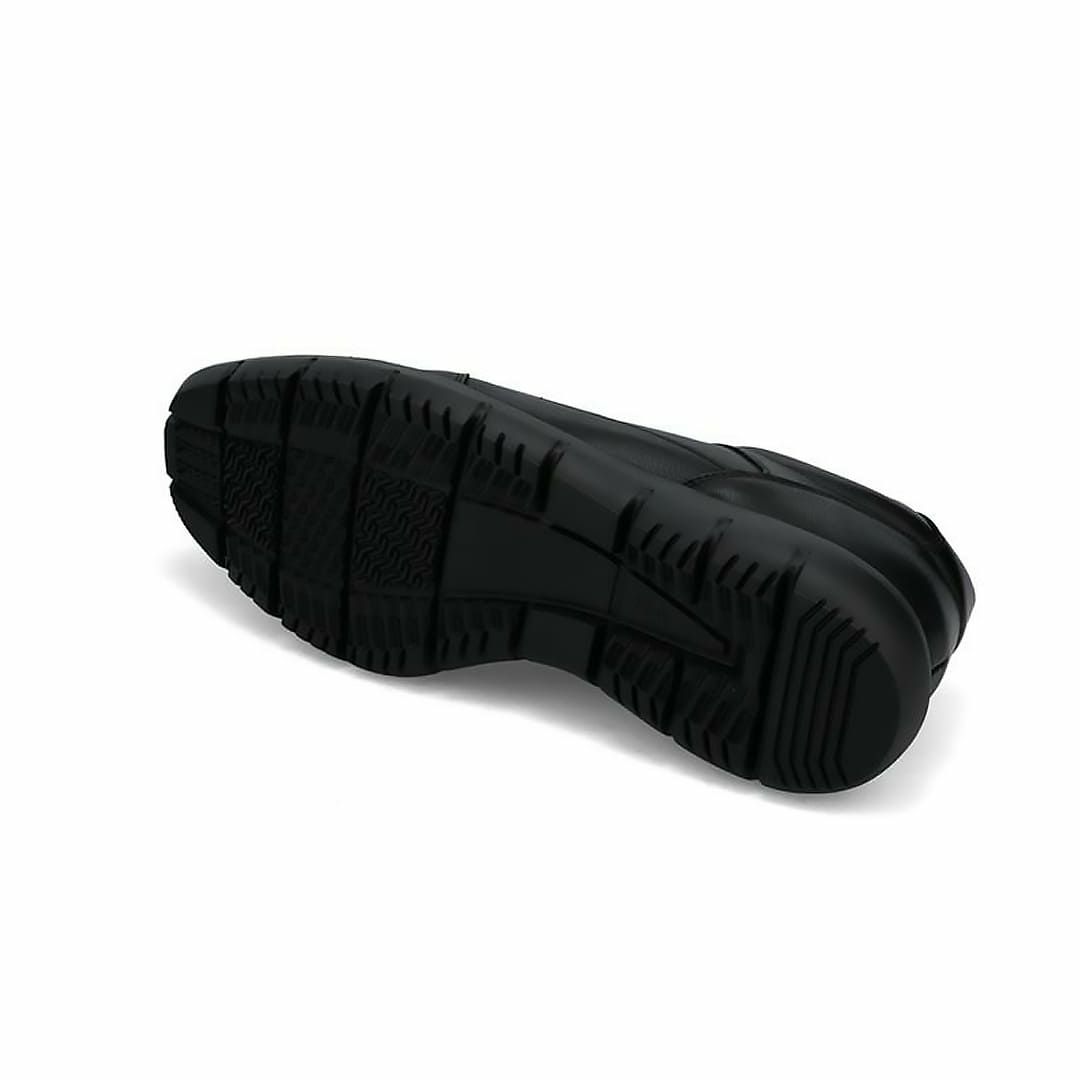 ハッシュパピー メンズ カジュアルシューズ レザースニーカー M-7123T ブラック4