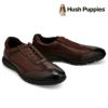 ハッシュパピー メンズ カジュアルシューズ レザースニーカー M-7123T ブラウン1