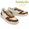 パントフォラドーロ メンズ スニーカー レザースニーカー ホワイトキャメル