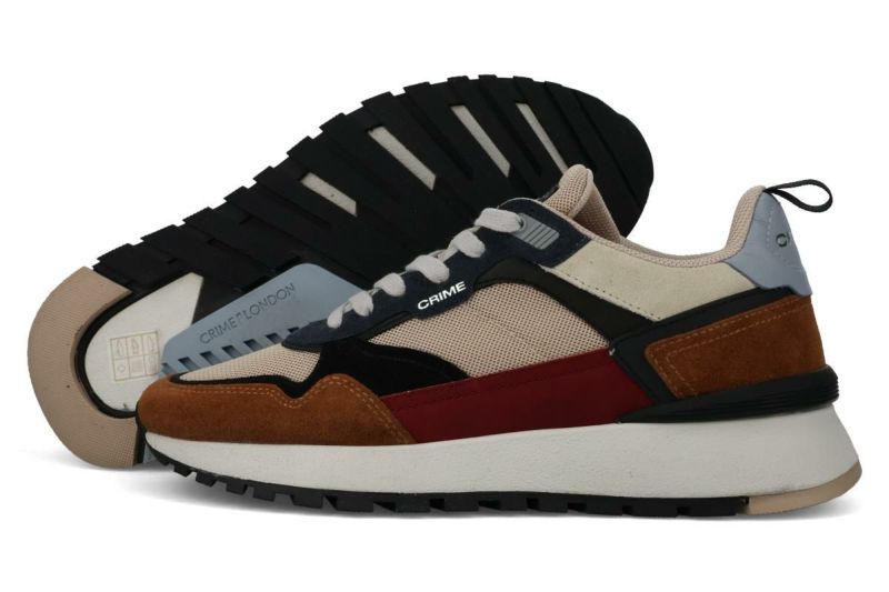 クライムロンドン ンズ スニーカー スケートデラックス MID ブラウン9