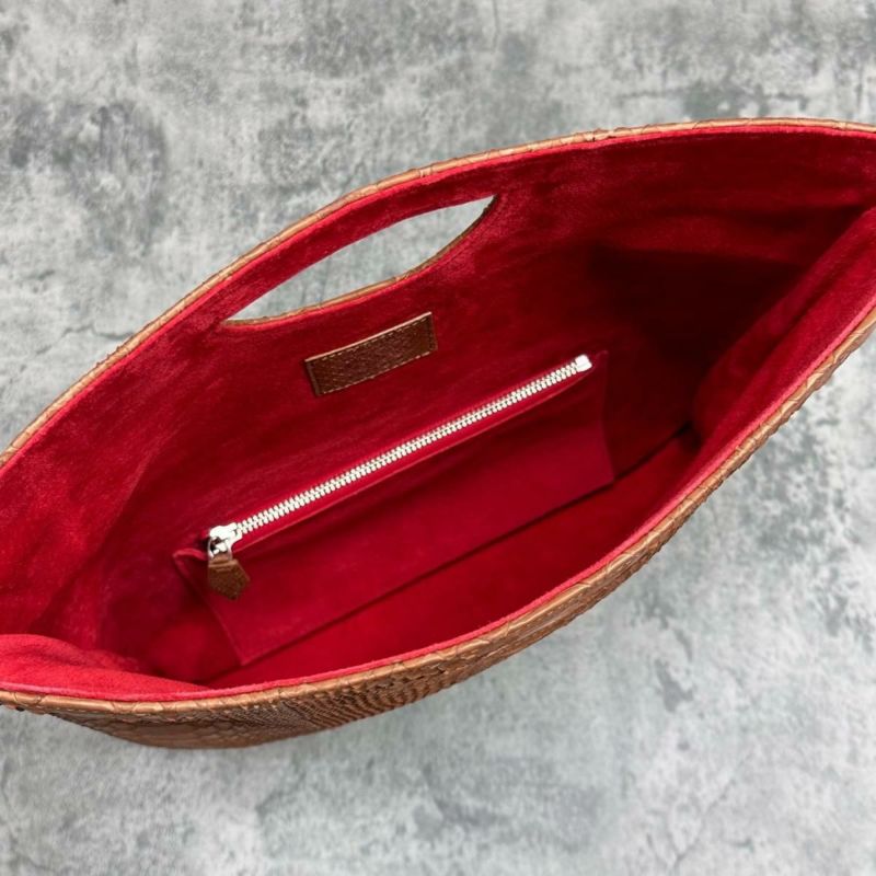 レザック バッグ パイソン トートバッグ コニャック 国産(日本製)7