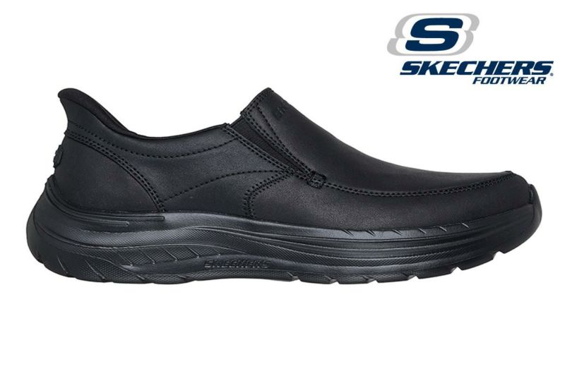 スケッチャーズ メンズ スニーカー デックラン マテオ SKECHERS 205453bk1