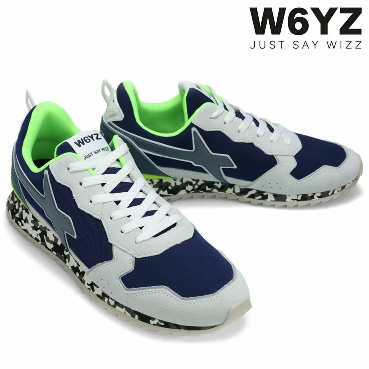ウィズ メンズ スニーカー ジェットエム ホワイトネイビー W6YZ 