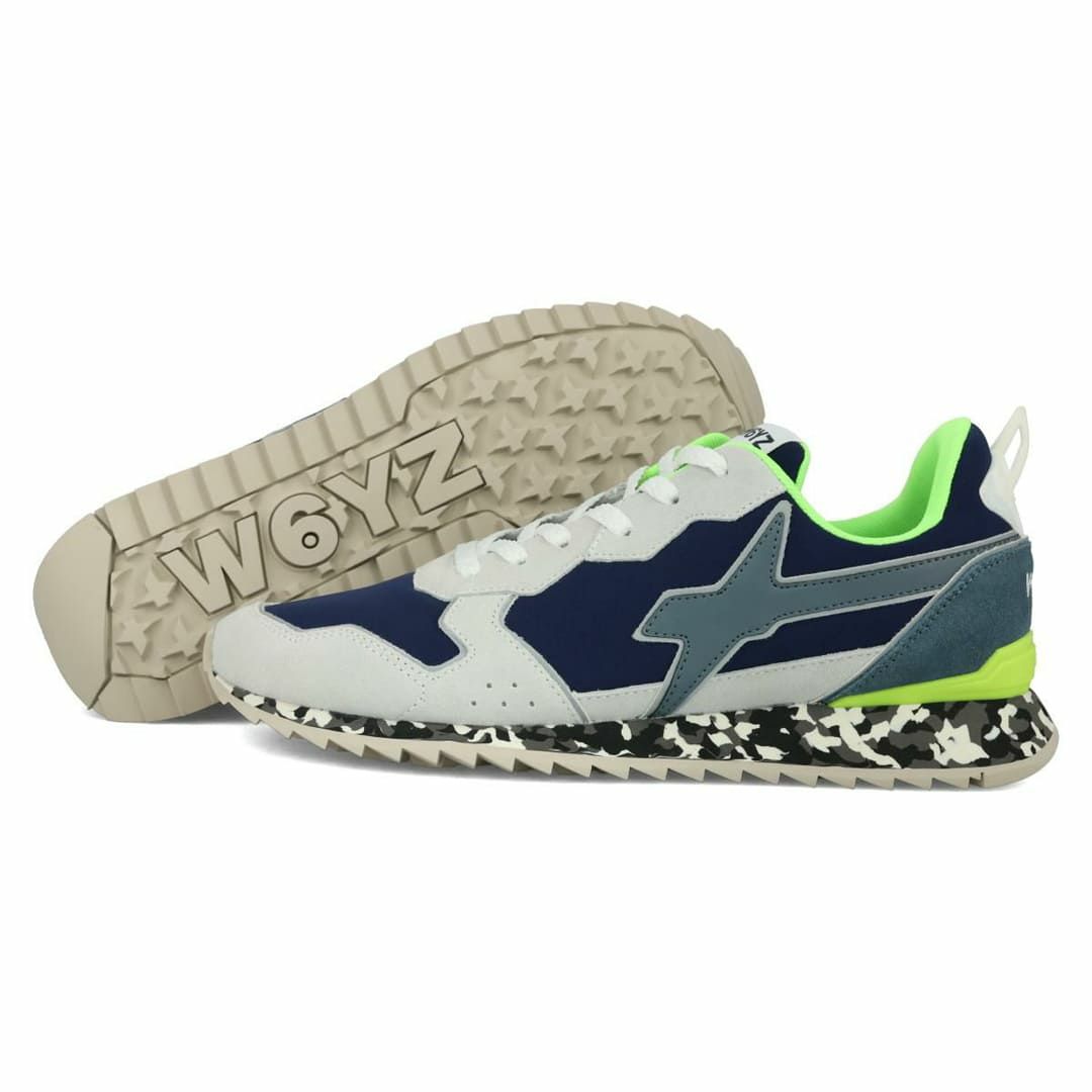 ウィズ メンズ スニーカー ジェットエム ホワイトネイビー W6YZ 9