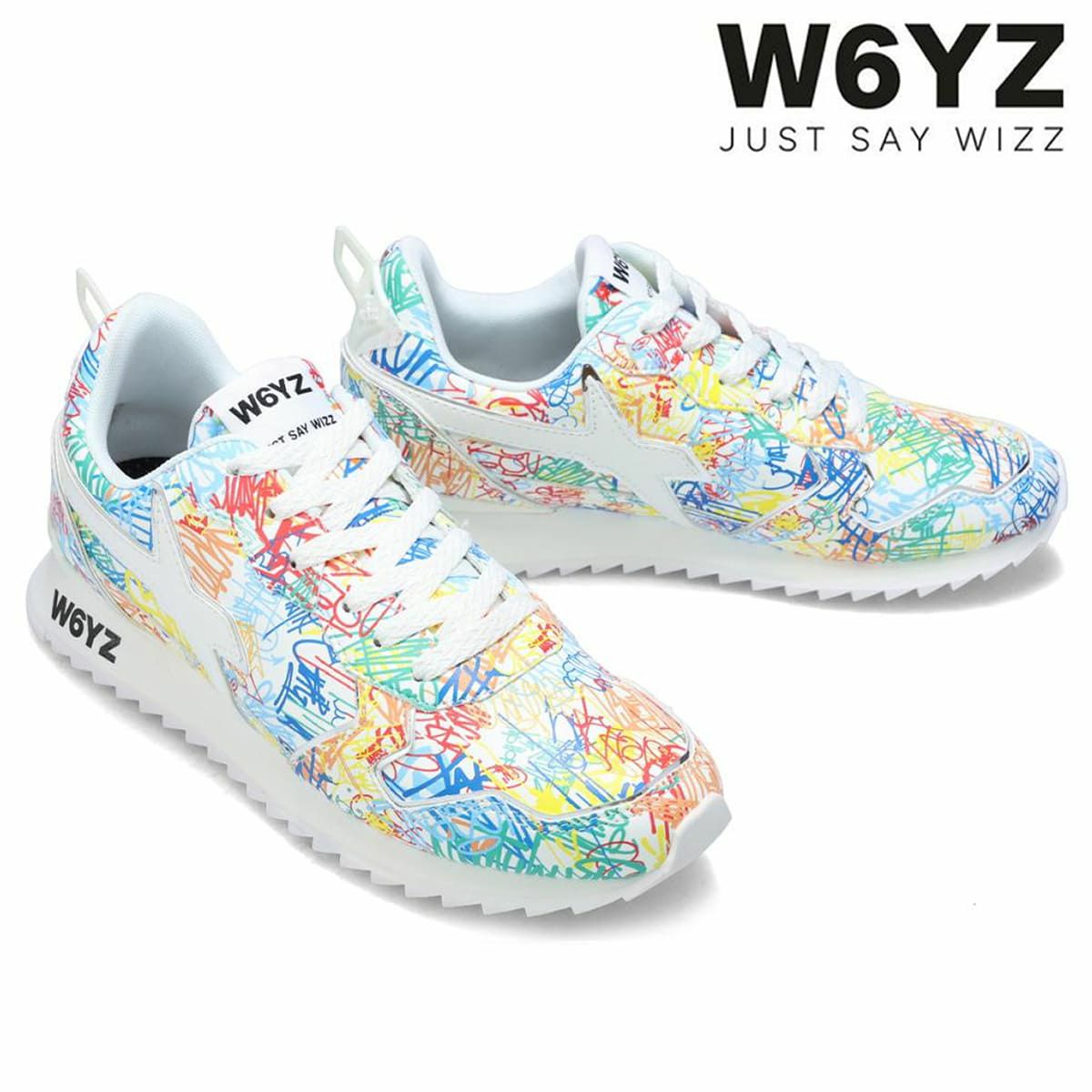 ウィズ メンズ スニーカー ジェットエム ホワイトマルチ W6YZ