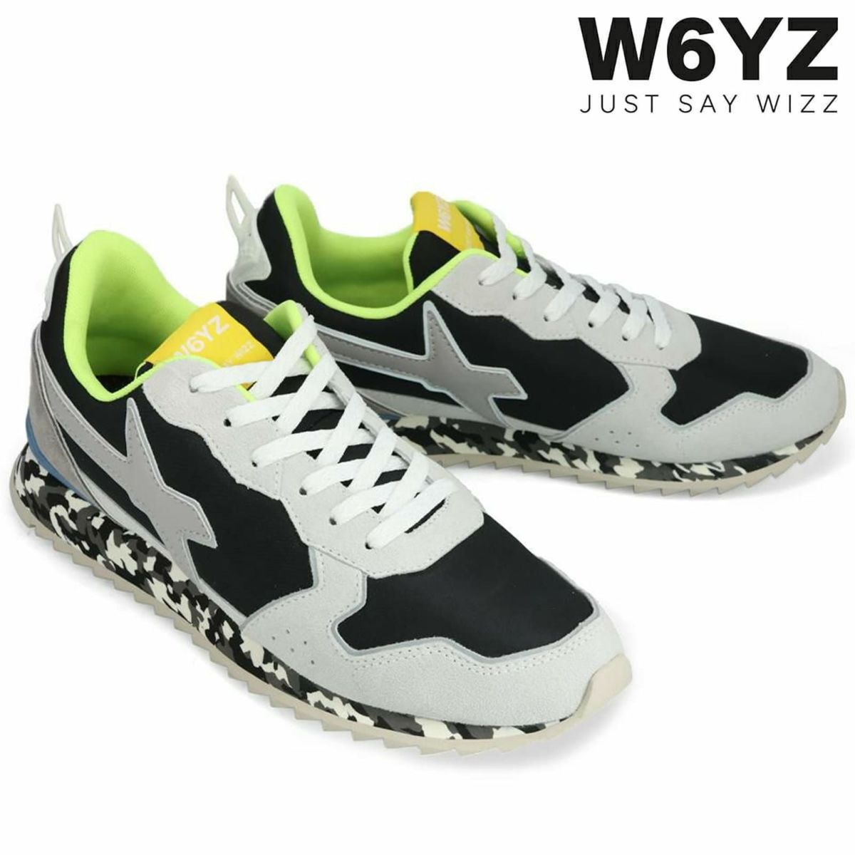  ウィズ メンズ スニーカー ジェットエム ホワイトブラック W6YZ 