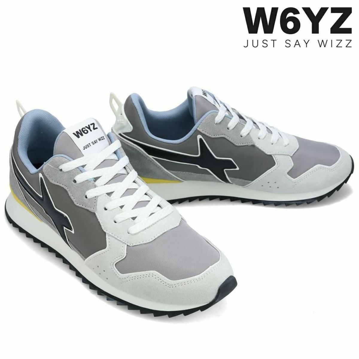  ウィズ メンズ スニーカー ジェットエム ホワイトダークグレー W6YZ