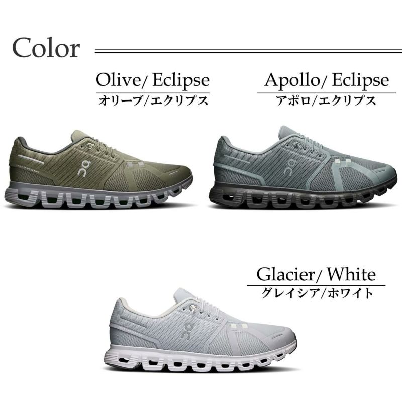 オン メンズ スニーカー クラウド6 On cloud6 ブラック ホワイト2