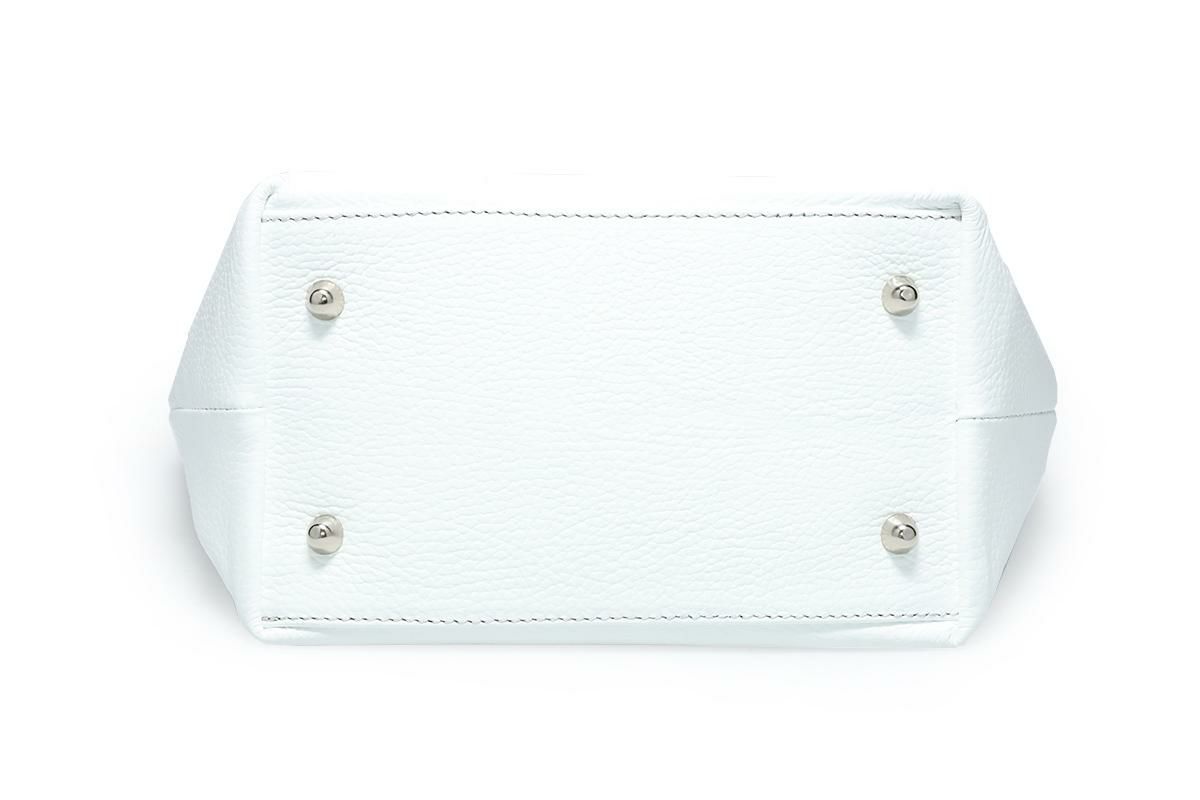 アルベルトボニー バッグ ミニトートバッグ イタリア製 ホワイト5