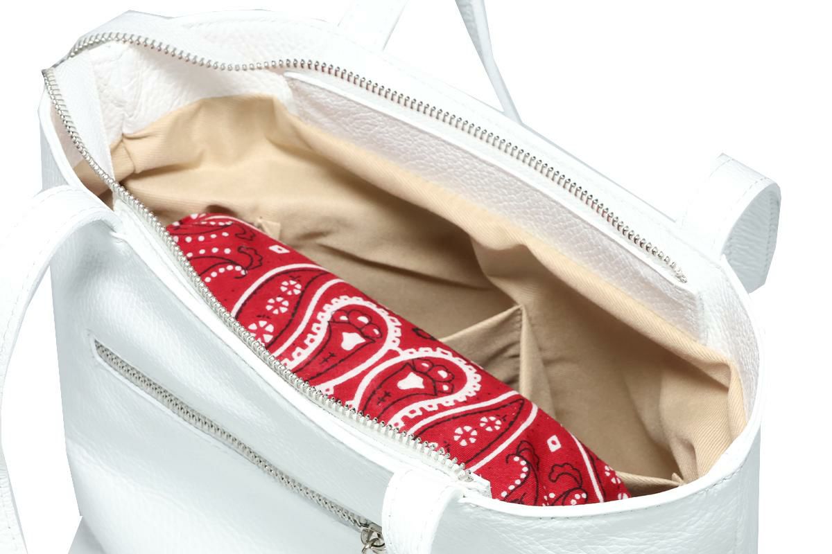 アルベルトボニー バッグ ミニトートバッグ イタリア製 ホワイト9