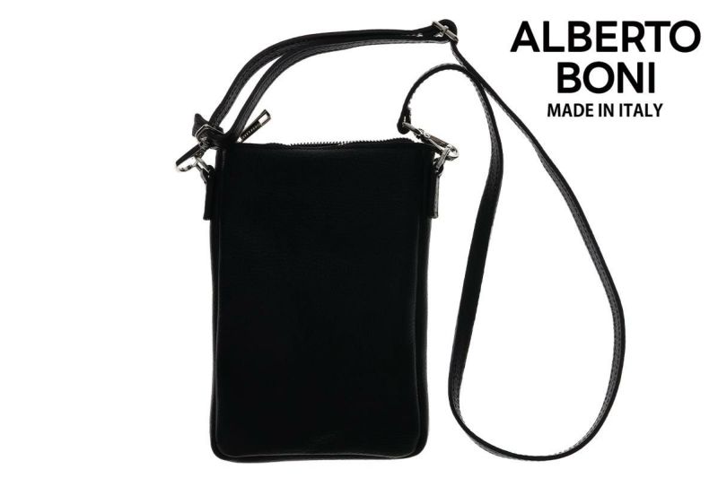 アルベルトボニー バッグ サコッシュイタリア製 ブラック