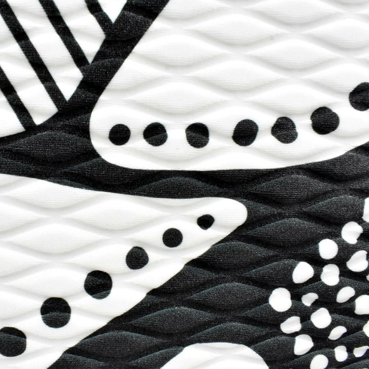 レーク バッグ アレ ドロップ ブラックホワイト イタリア製 L4K3　7