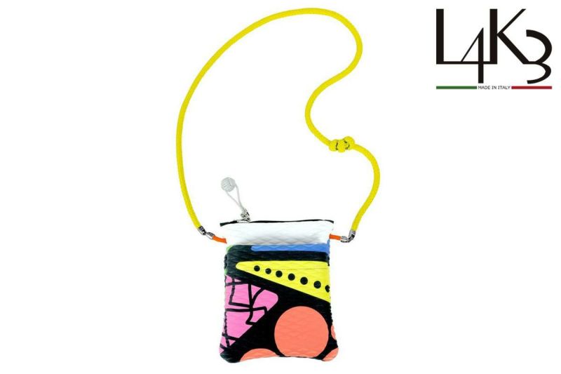 レーク バッグ アレ ドロップ イエローミックス イタリア製 L4K3 