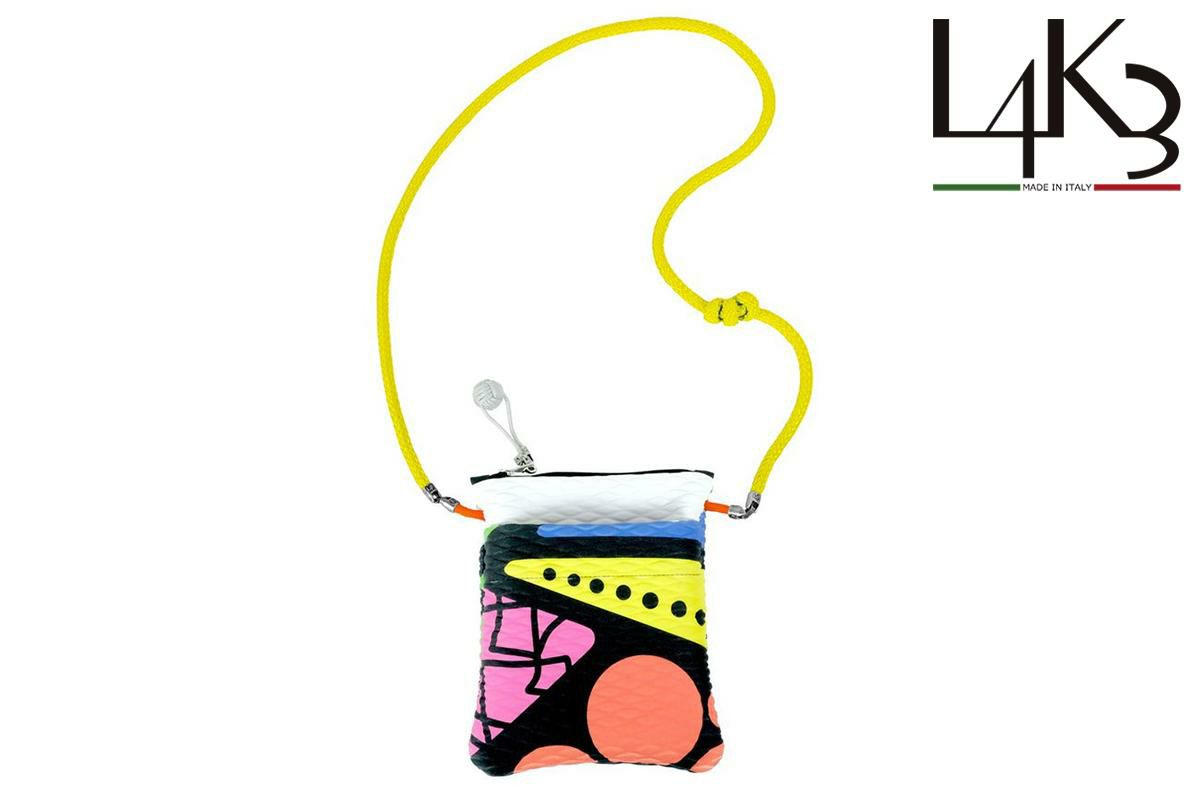 レーク バッグ アレ ドロップ イエローミックス イタリア製 L4K3 