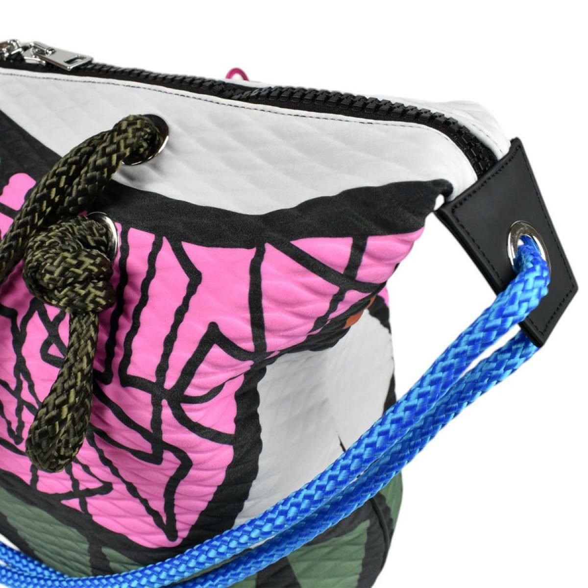 レーク バッグ クイーンレーク ドロップ カーキミックス イタリア製 L4K3 7