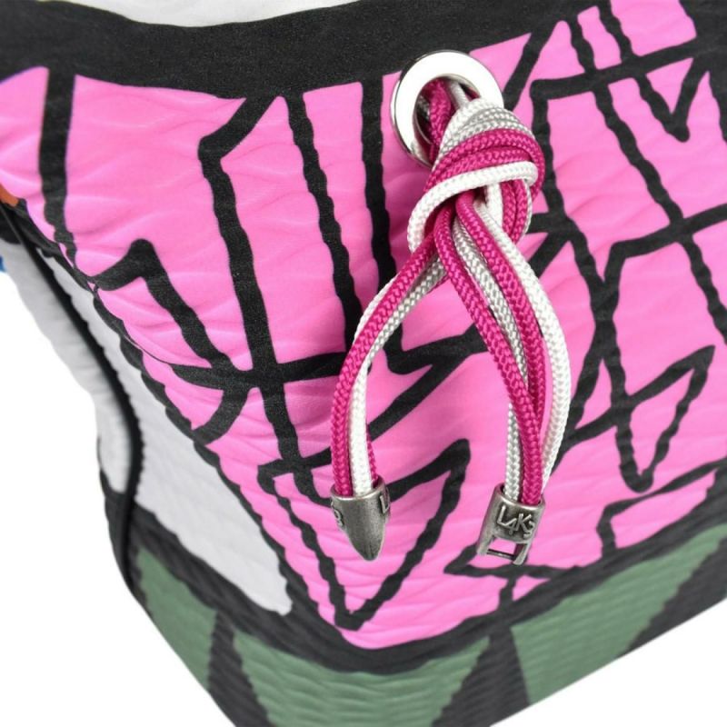 レーク バッグ クイーンレーク ドロップ カーキミックス イタリア製 L4K3 8