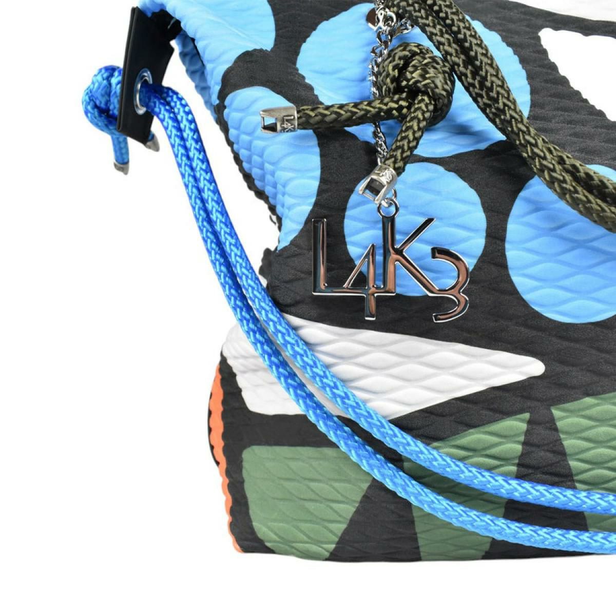 レーク バッグ クイーンレーク ドロップ カーキミックス イタリア製 L4K3 9