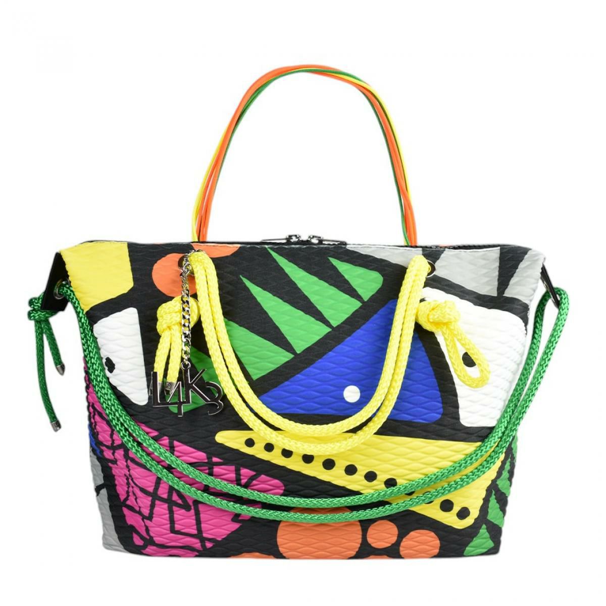 レークバッグ クイーンレーク ドロップ イエローミックス イタリア製 L4K3　2