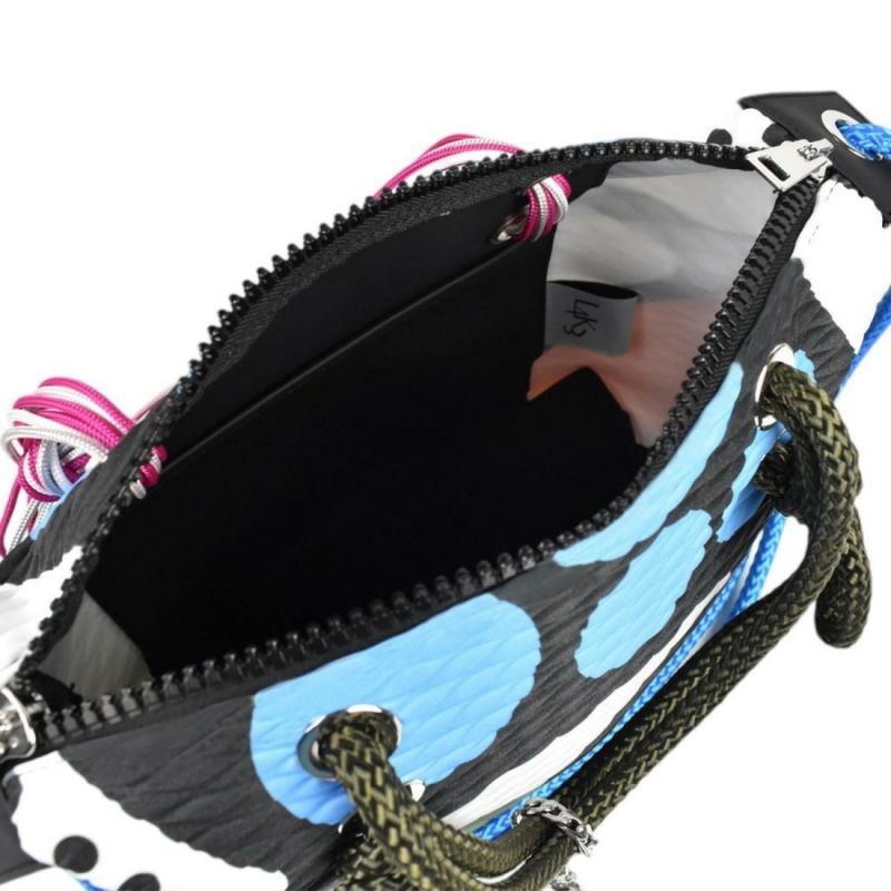  レーク バッグ クイーンレークミニ ドロップ カーキミックス イタリア製 L4K3 7