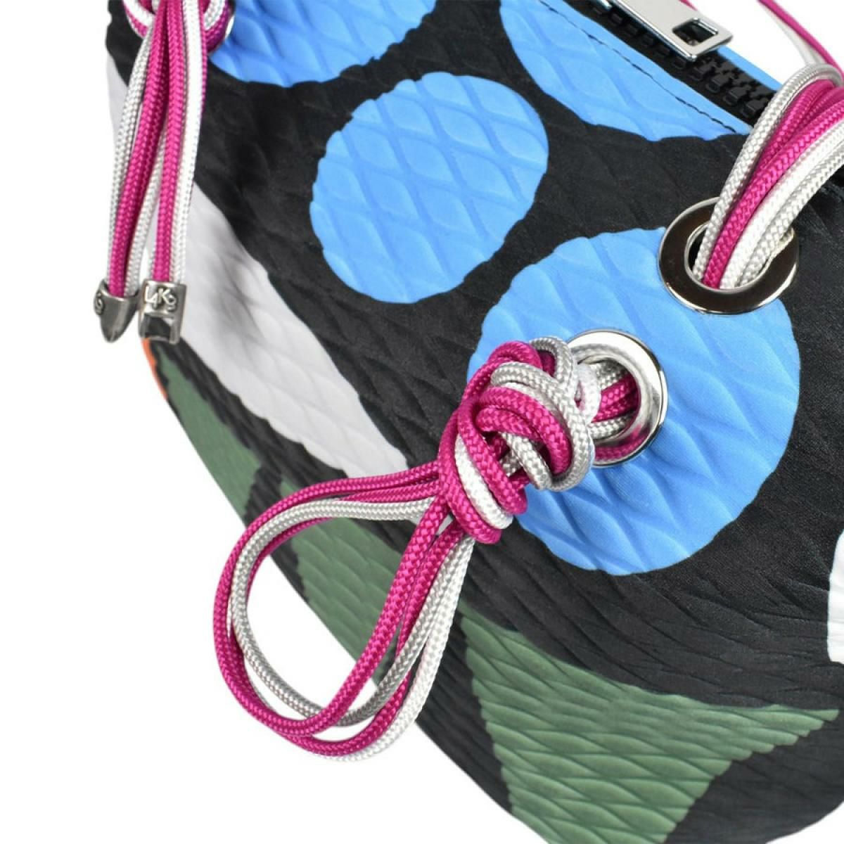  レーク バッグ クイーンレークミニ ドロップ カーキミックス イタリア製 L4K3 12