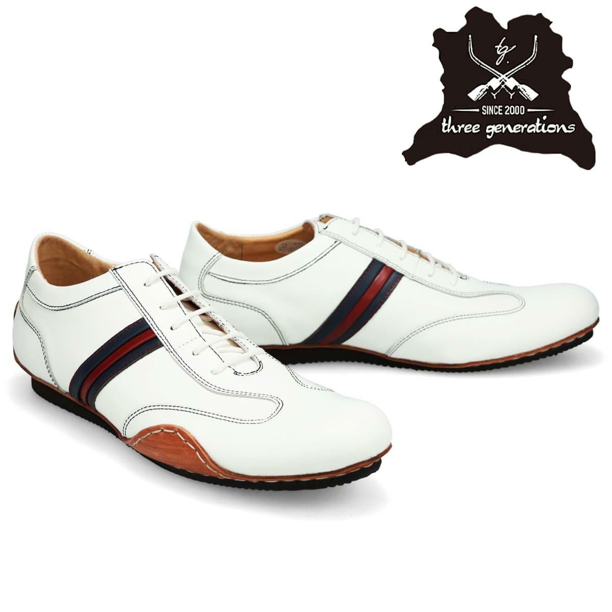 スリージェネレーションズ メンズ スニーカー three generations 0410 ブラック2