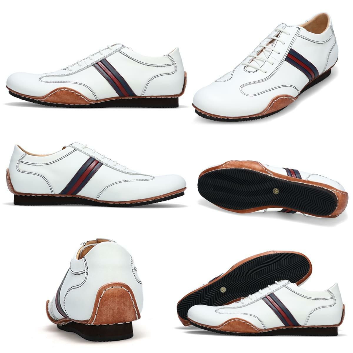 スリージェネレーションズ メンズ スニーカー three generations 0410 レッド　4