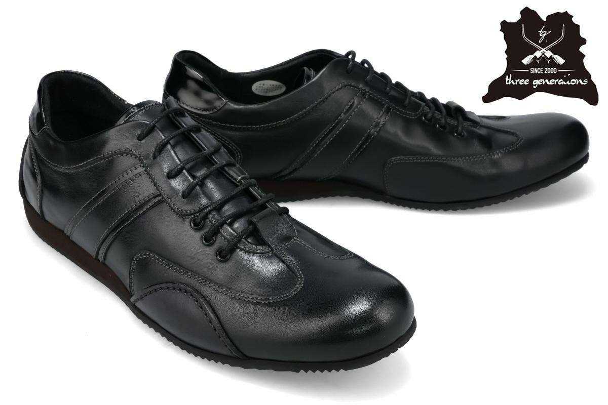  スリージェネレーションズ メンズ スニーカー three generations 2423 　ブラック　