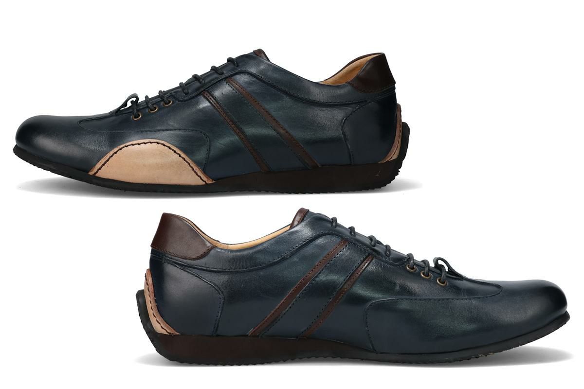  スリージェネレーションズ メンズ スニーカー three generations 2423 　ネイビー　2