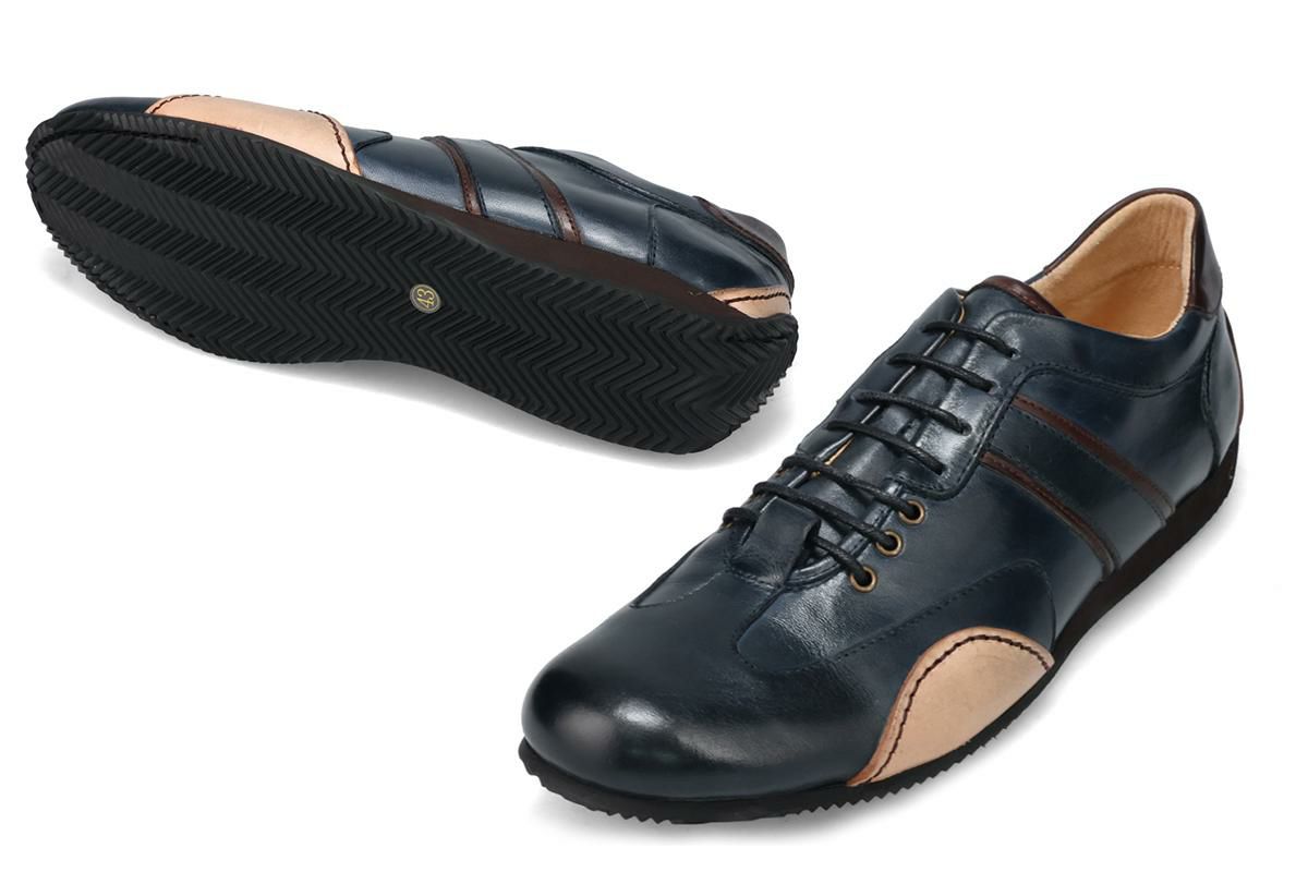  スリージェネレーションズ メンズ スニーカー three generations 2423 　ネイビー　3