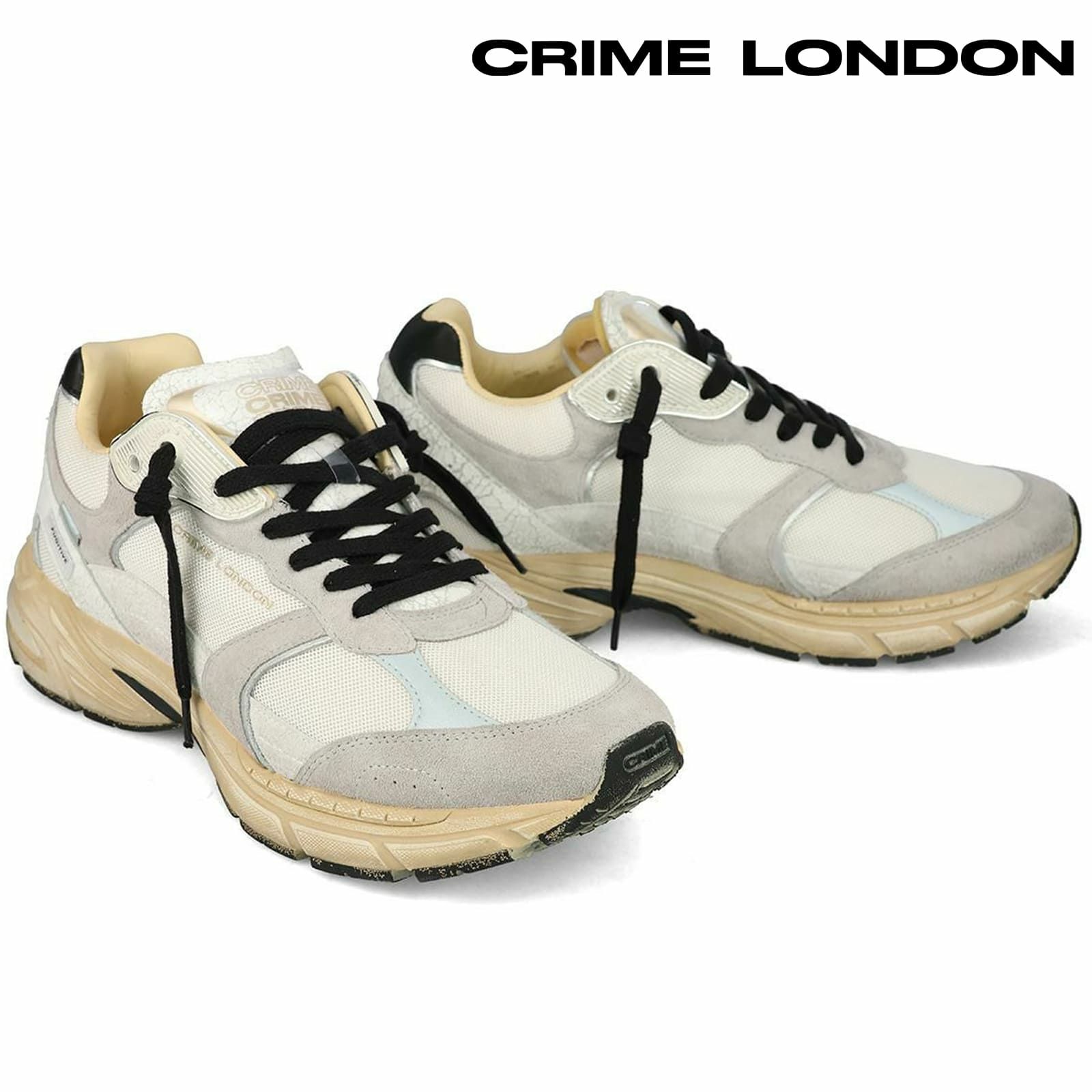 クライムロンドン CRIME LONDON スニーカー ブラウン メンズ 大きい 