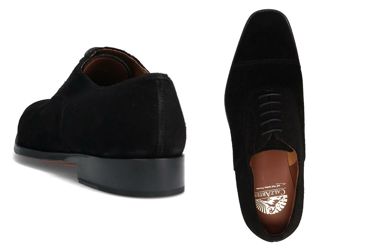 カルサーテス メンズ ドレスシューズ 内羽根ストレートチップ CALZARTES cz-705　ブラック 4