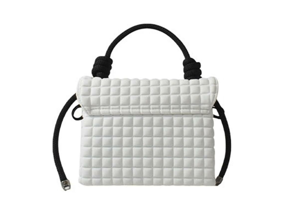 レーク バッグ ブリスティーナクキ スクエアホワイト イタリア製 2