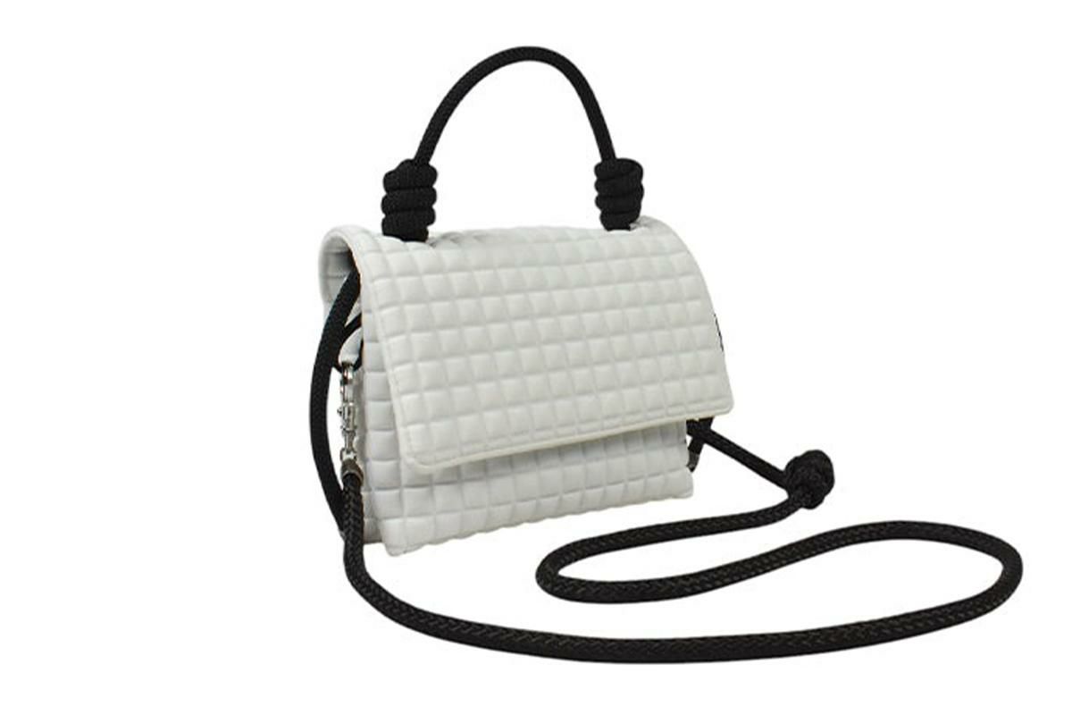 レーク バッグ ブリスティーナクキ スクエアホワイト イタリア製 3