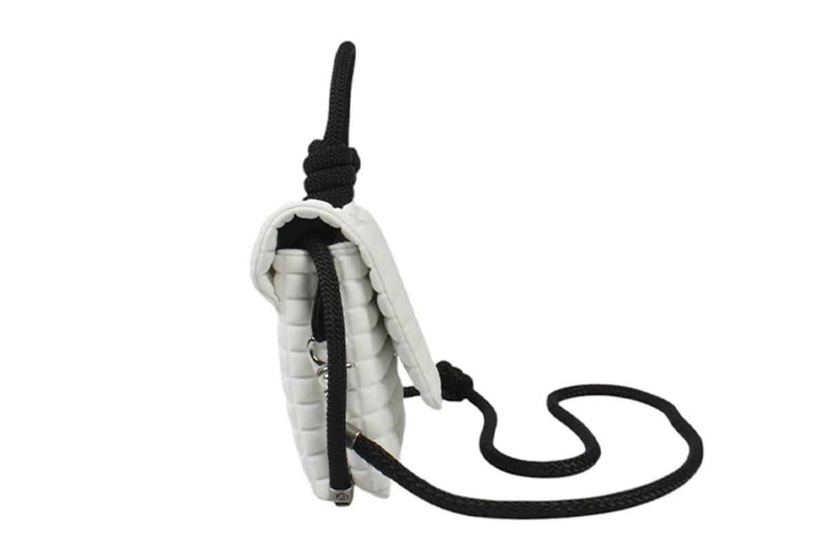 レーク バッグ ブリスティーナクキ スクエアホワイト イタリア製 4