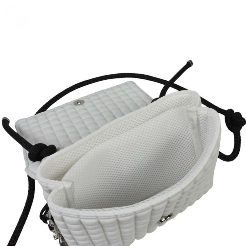 レーク バッグ ブリスティーナクキ スクエアホワイト イタリア製 6