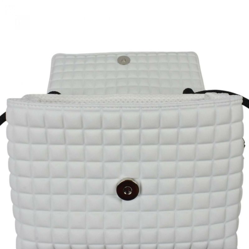 レーク バッグ ブリスティーナクキ スクエアホワイト イタリア製 7