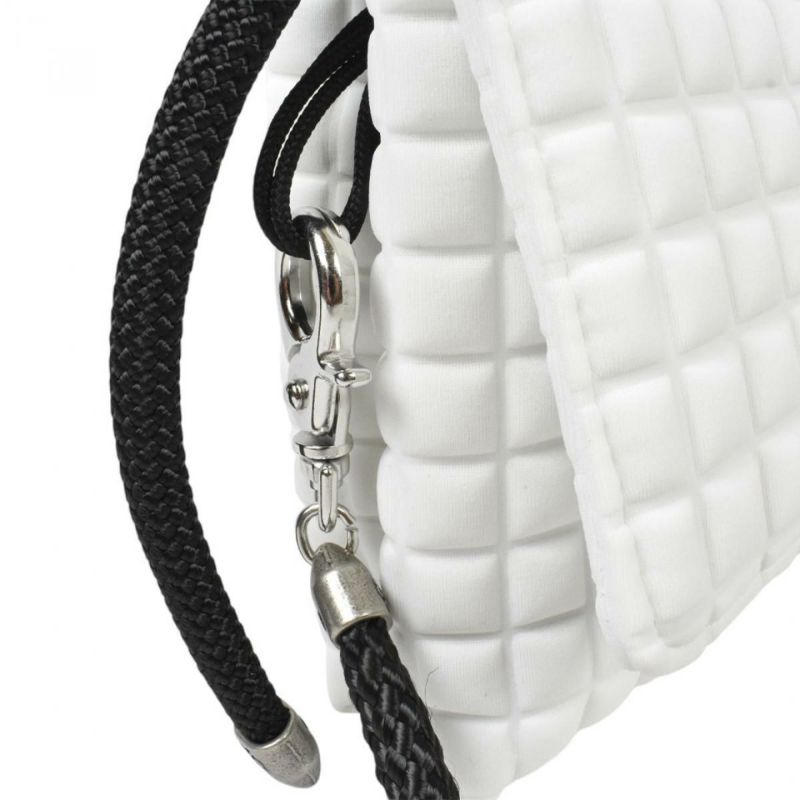 レーク バッグ ブリスティーナクキ スクエアホワイト イタリア製 8