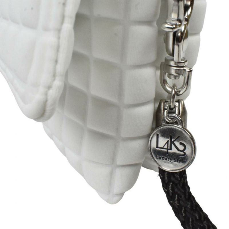 レーク バッグ ブリスティーナクキ スクエアホワイト イタリア製 9