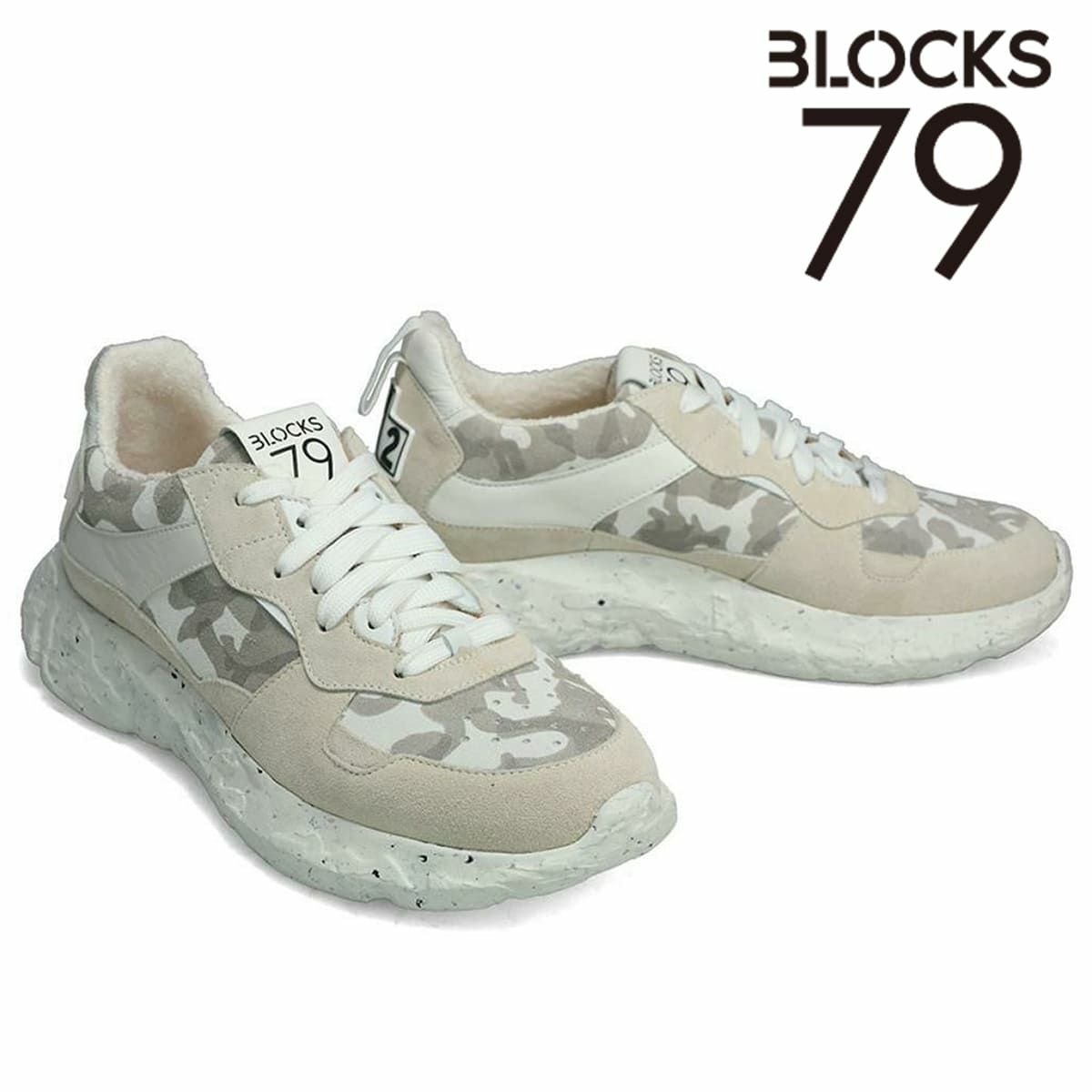ブロックス79 / BLOCKS79 メンズ スニーカー cobi-j004camogy ブロックス79 コビ カモフラージュグレー