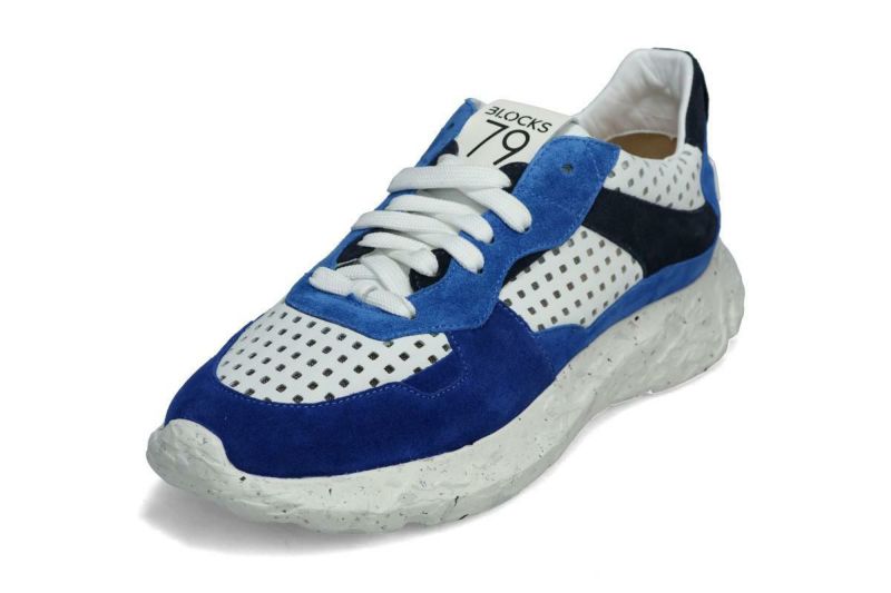 ブロックス79 / BLOCKS79 メンズ スニーカー cobi-j005blup ブロックス79 コビ ブルー/パンチ