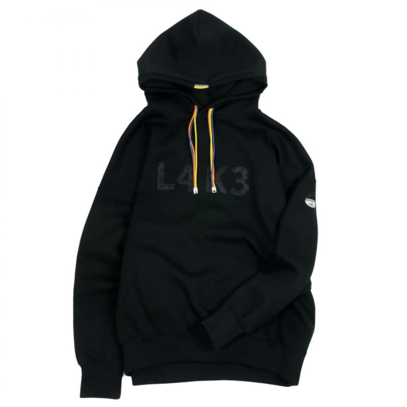 レーク ライトボンディングパーカー ブラック イタリア製 3