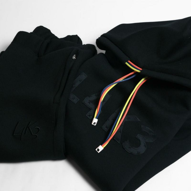 レーク ライトボンディングパーカー ブラック イタリア製 5