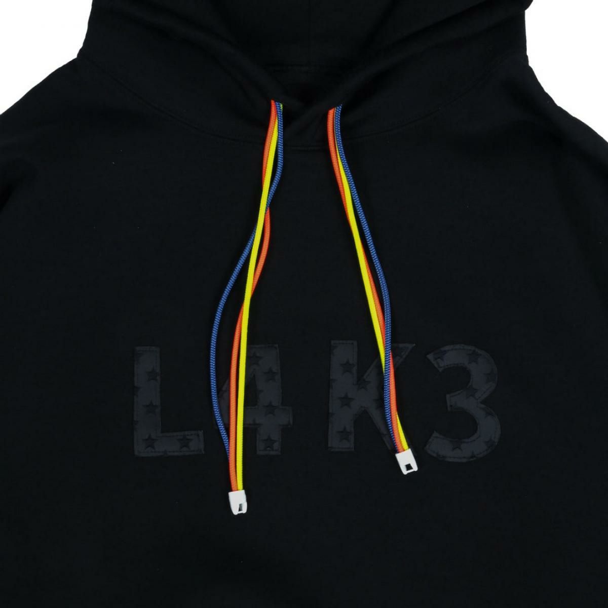 レーク ライトボンディングパーカー ブラック イタリア製 6