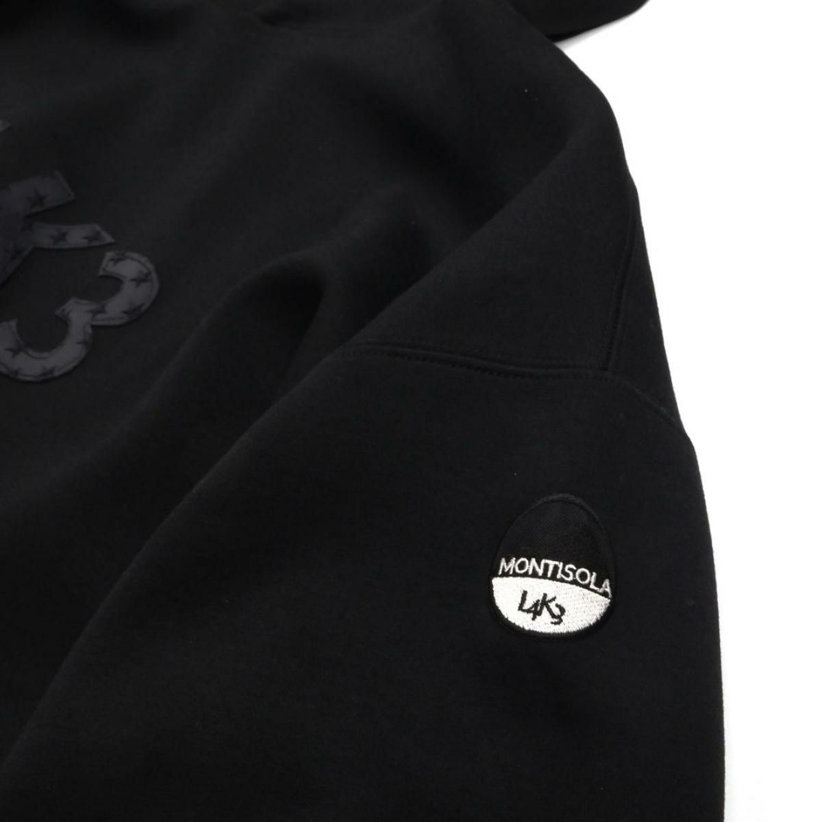 レーク ライトボンディングパーカー ブラック イタリア製 10