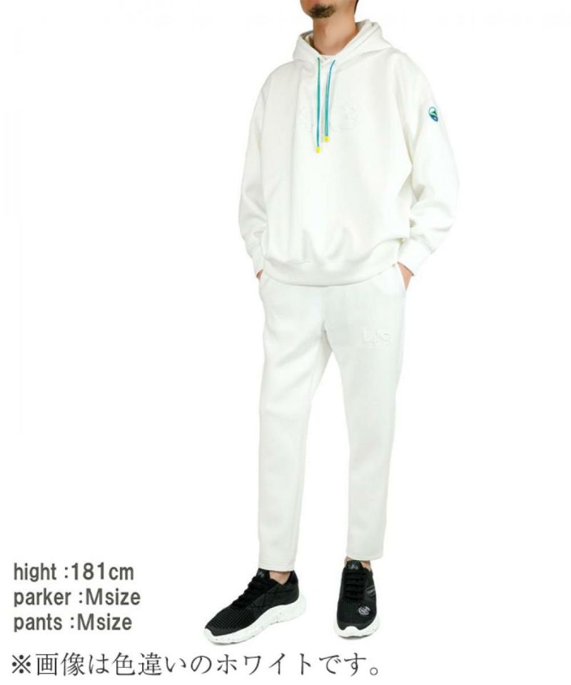 レーク ライトボンディングパーカー ブラック イタリア製 18