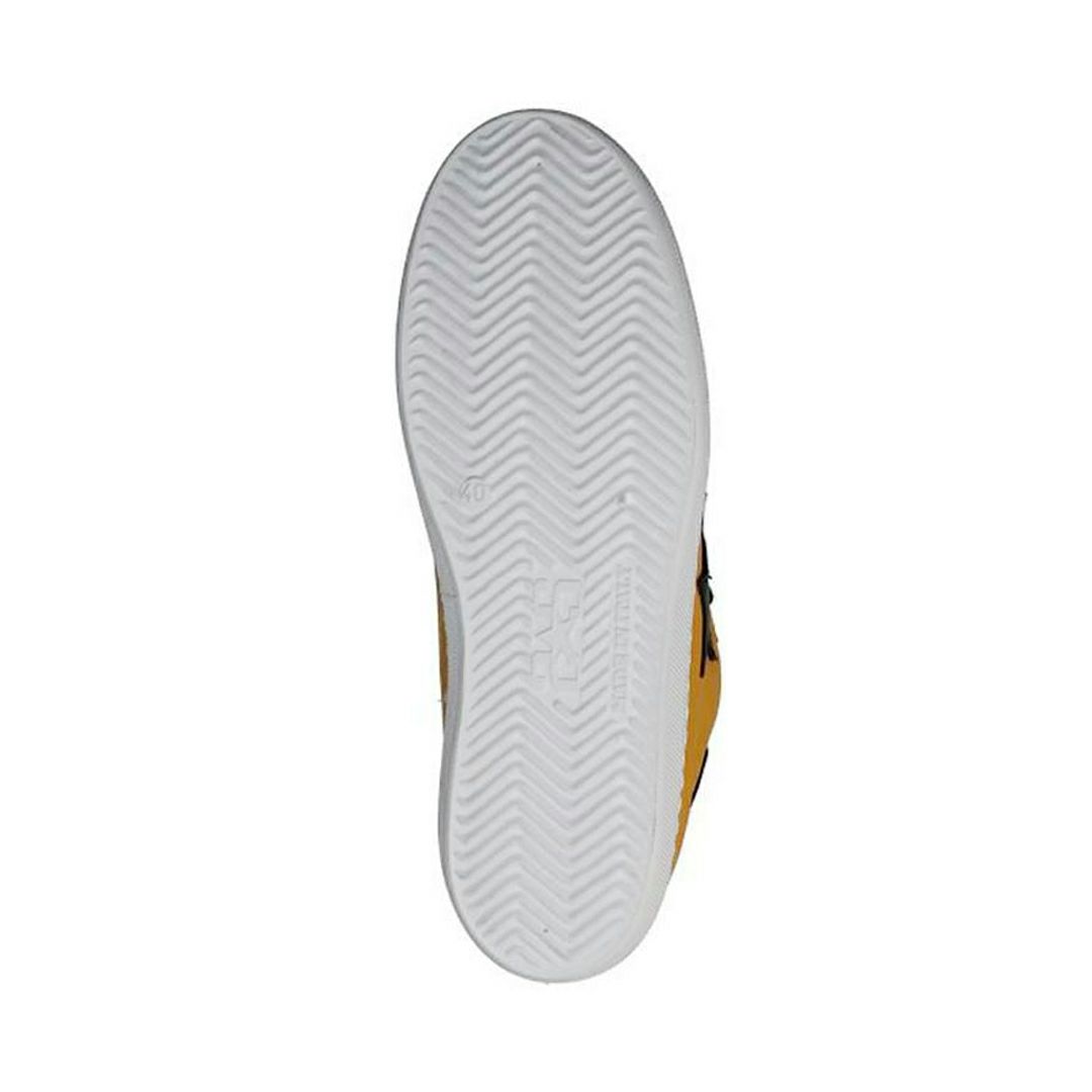 ツースター メンズ スニーカー レザースニーカー イエロー ブラック イタリア製 2STAR 2s201v